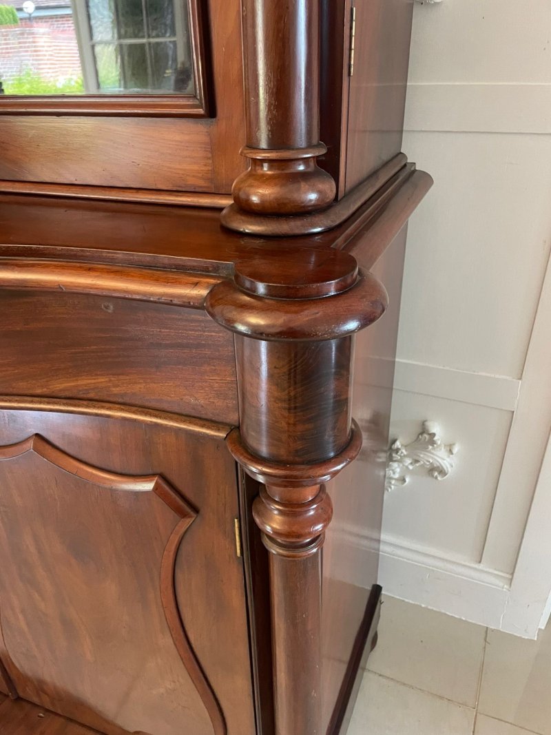 Quality Antique Victorian Mahogany Bookcase - Image 10